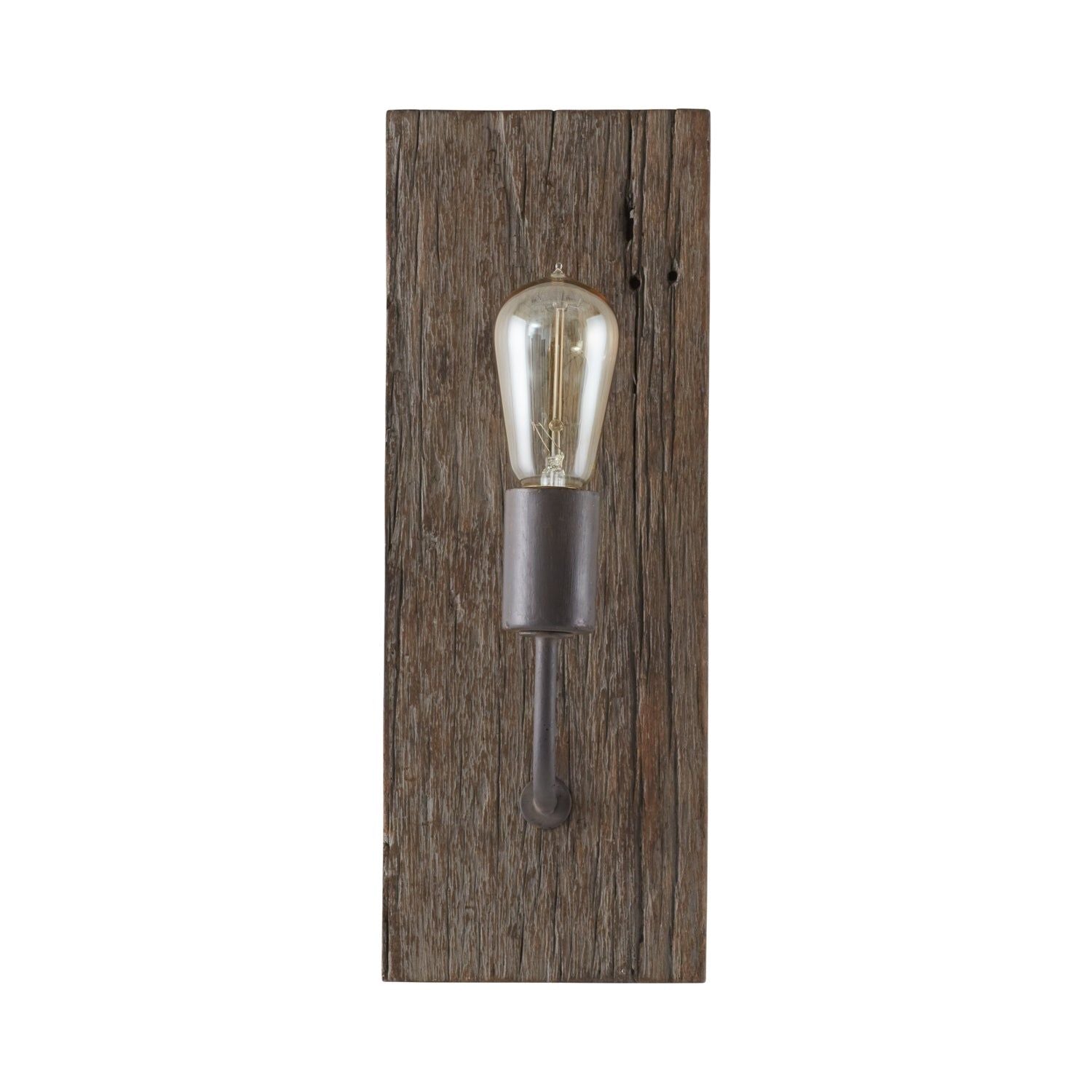 Ovenaris Vintage Industrial Wooden Metal Wall Lamp - Lamp Copper