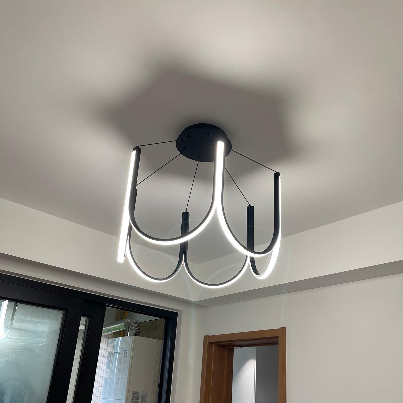 Peyton Lampe Pendante Noire Moderne - Neutralighting