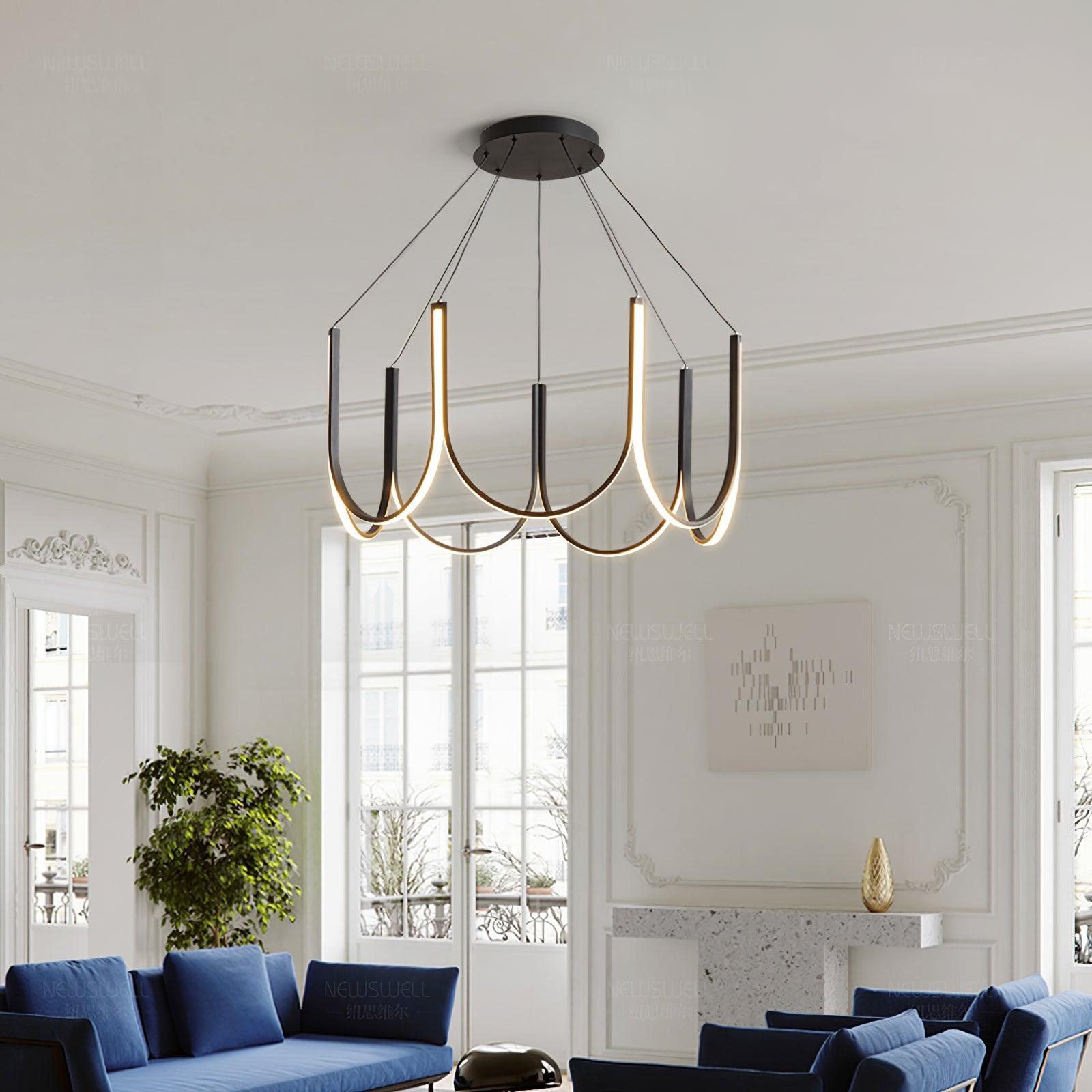 Peyton Lampe Pendante Noire Moderne - Neutralighting