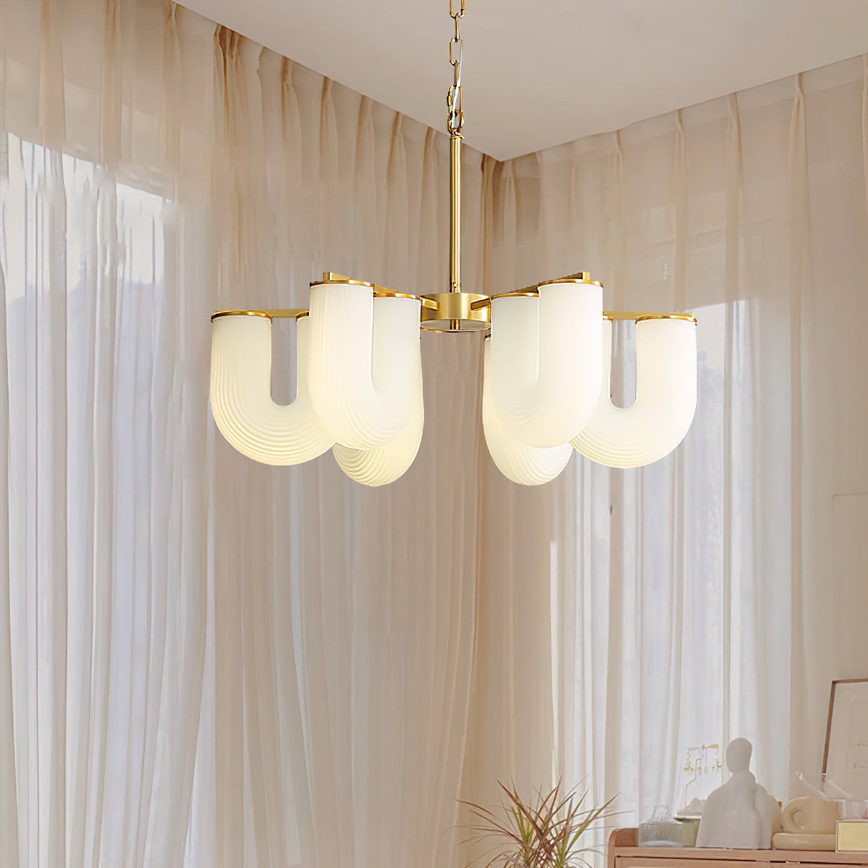 Lyshaos Lustre Métal Art Nordic Forme Premium - Neutralighting