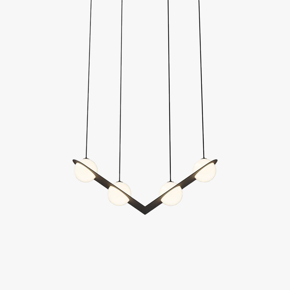 Selan Suspension en Verre Noir - Neutralighting