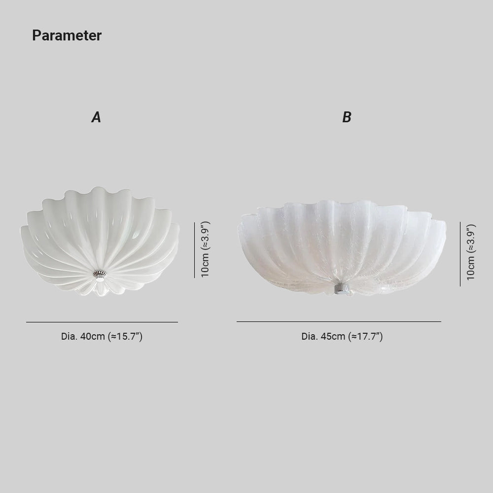 Wyna Plafonnier en verre soufflé