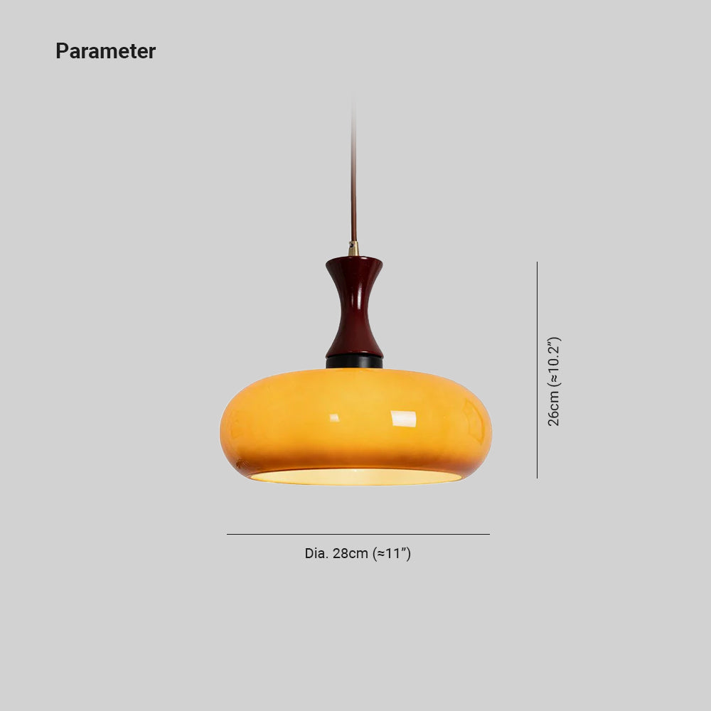 Cadenza Lampe suspendue rétro en bois - Neutralighting