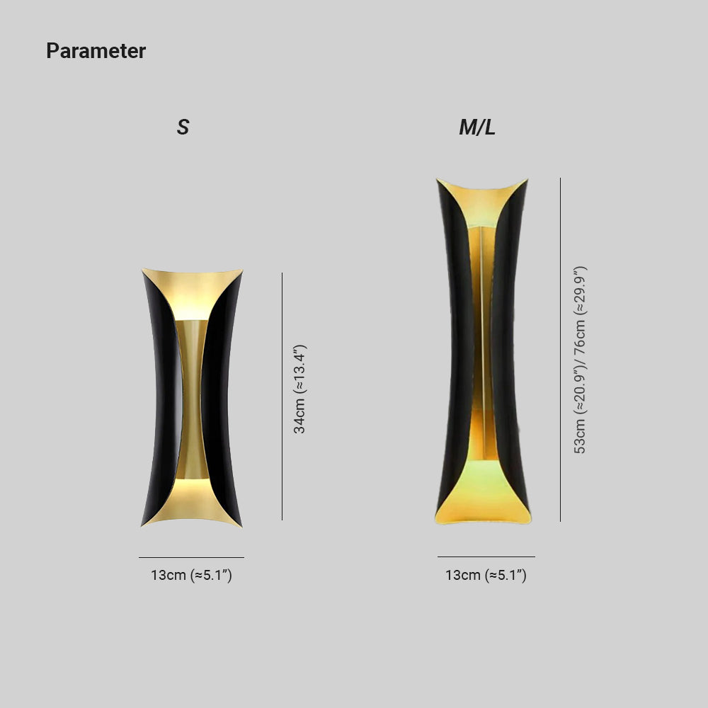 Humphrey Applique Murale Flamme d'Art Élégante