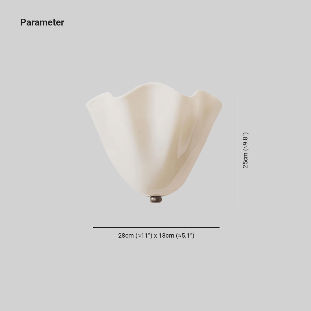 Lustra Lampe Murale Élégante aux Courbes Douces