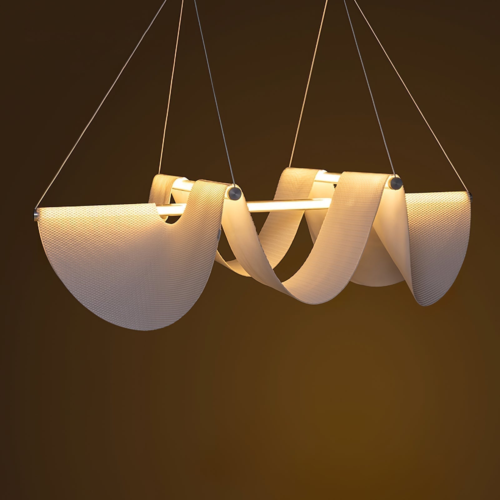 Covela Postmodern Luxury Ribbon Pendant Lamp - Neutralighting