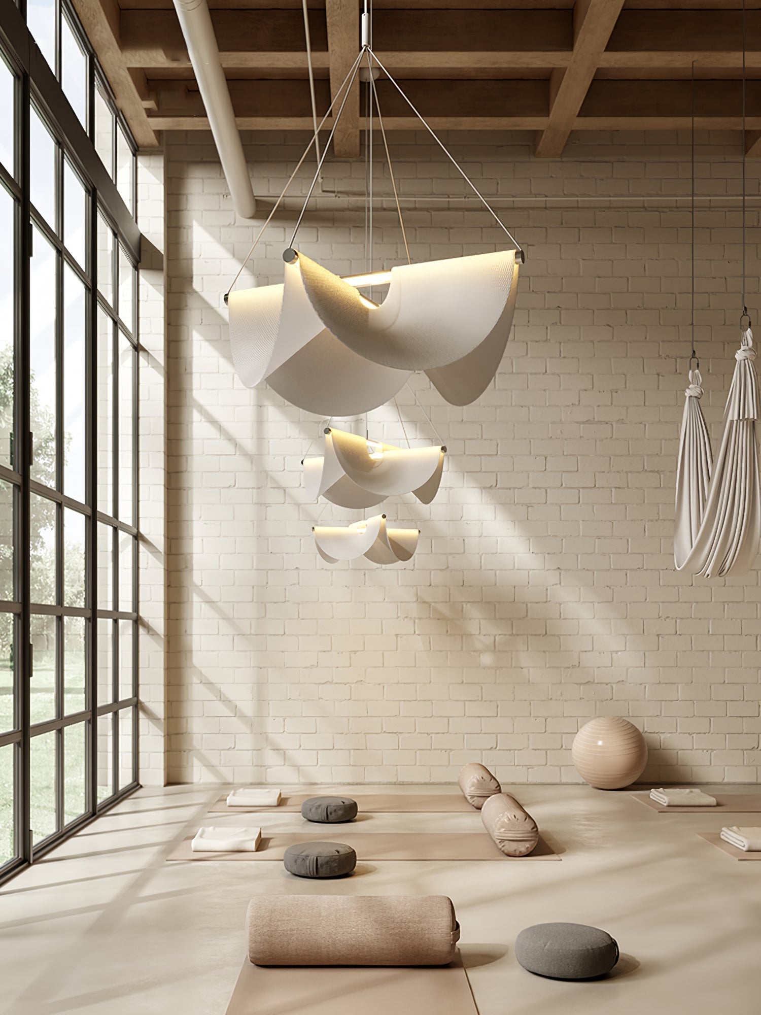 Covela Postmodern Luxury Ribbon Pendant Lamp - Neutralighting