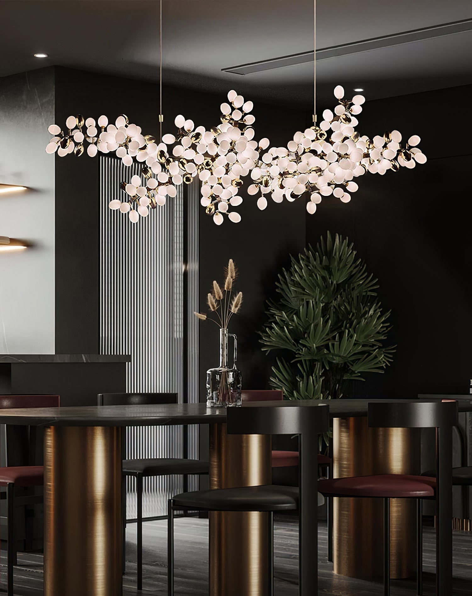 Cithaila Lustre Postmoderne De Luxe En Métal Et Verre - Neutralighting