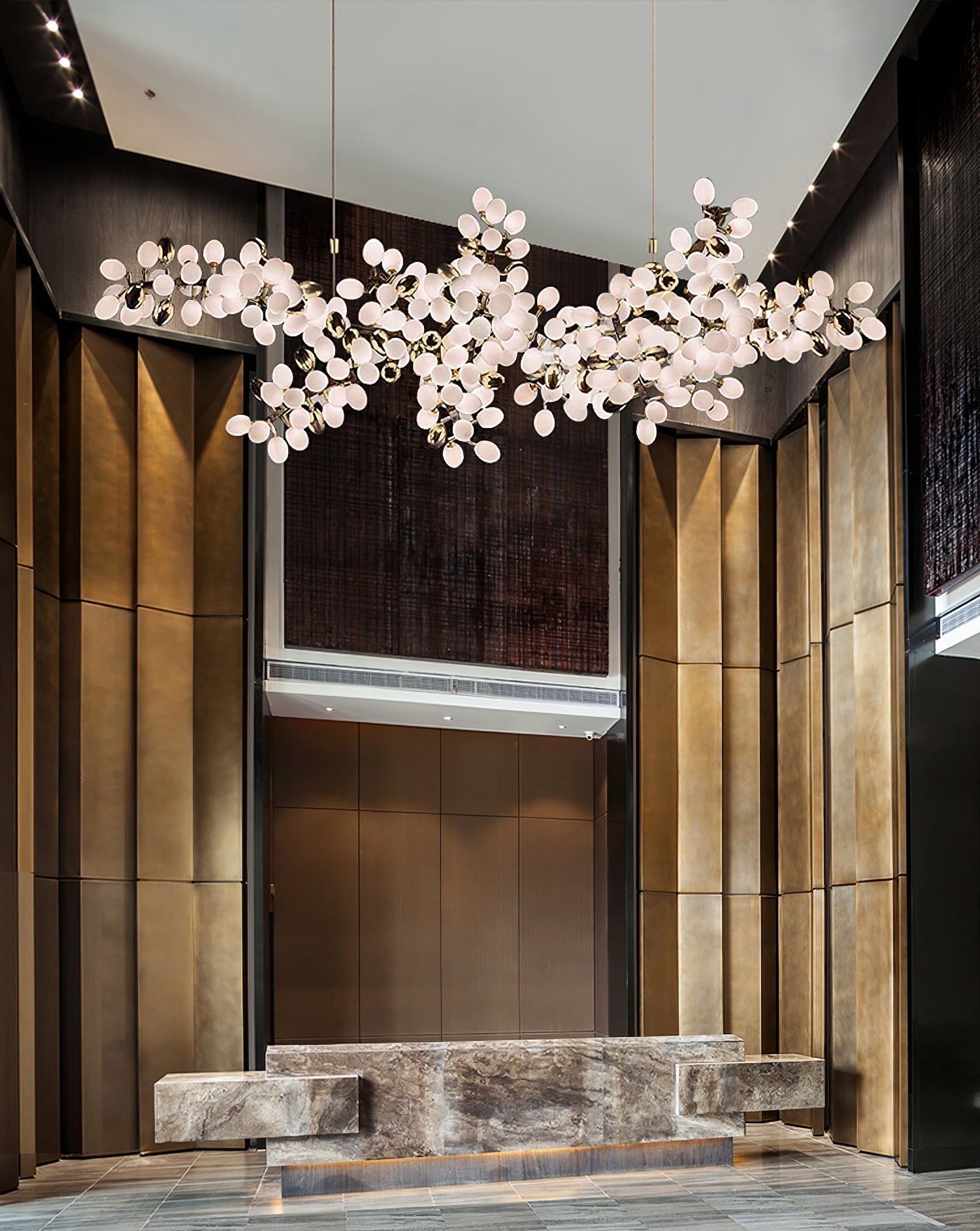 Cithaila Lustre Postmoderne De Luxe En Métal Et Verre - Neutralighting