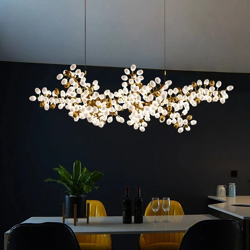 Cithaila Lustre Postmoderne De Luxe En Métal Et Verre - Neutralighting