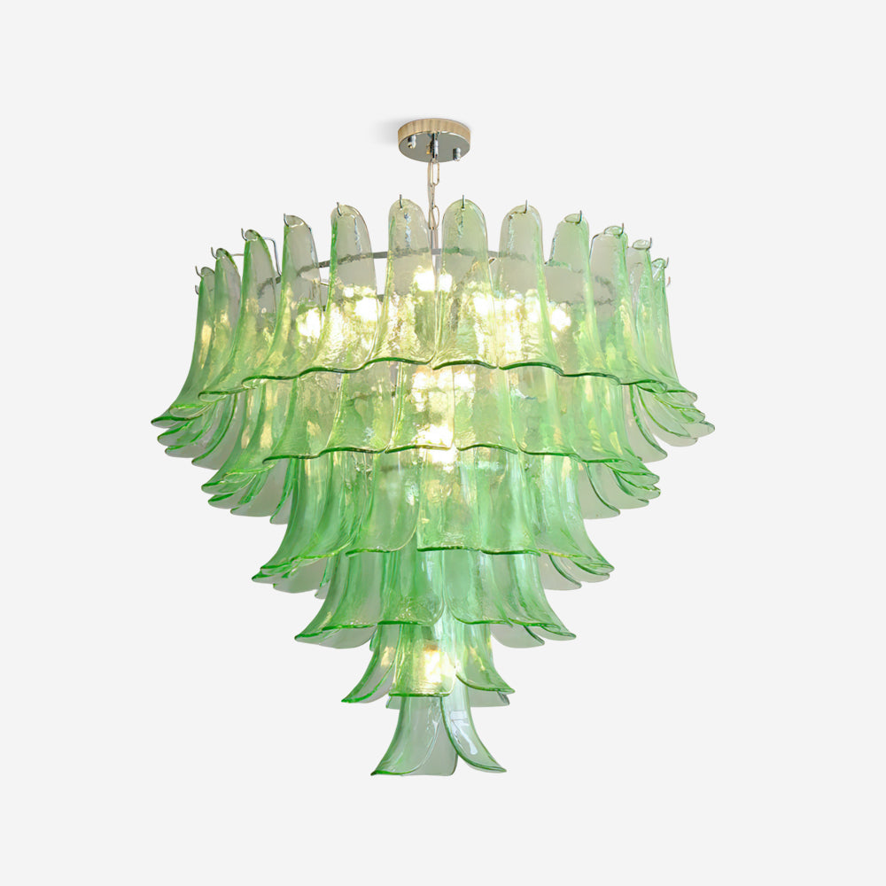 Valier Lustre Pétales en Verre Superposés - Neutralighting
