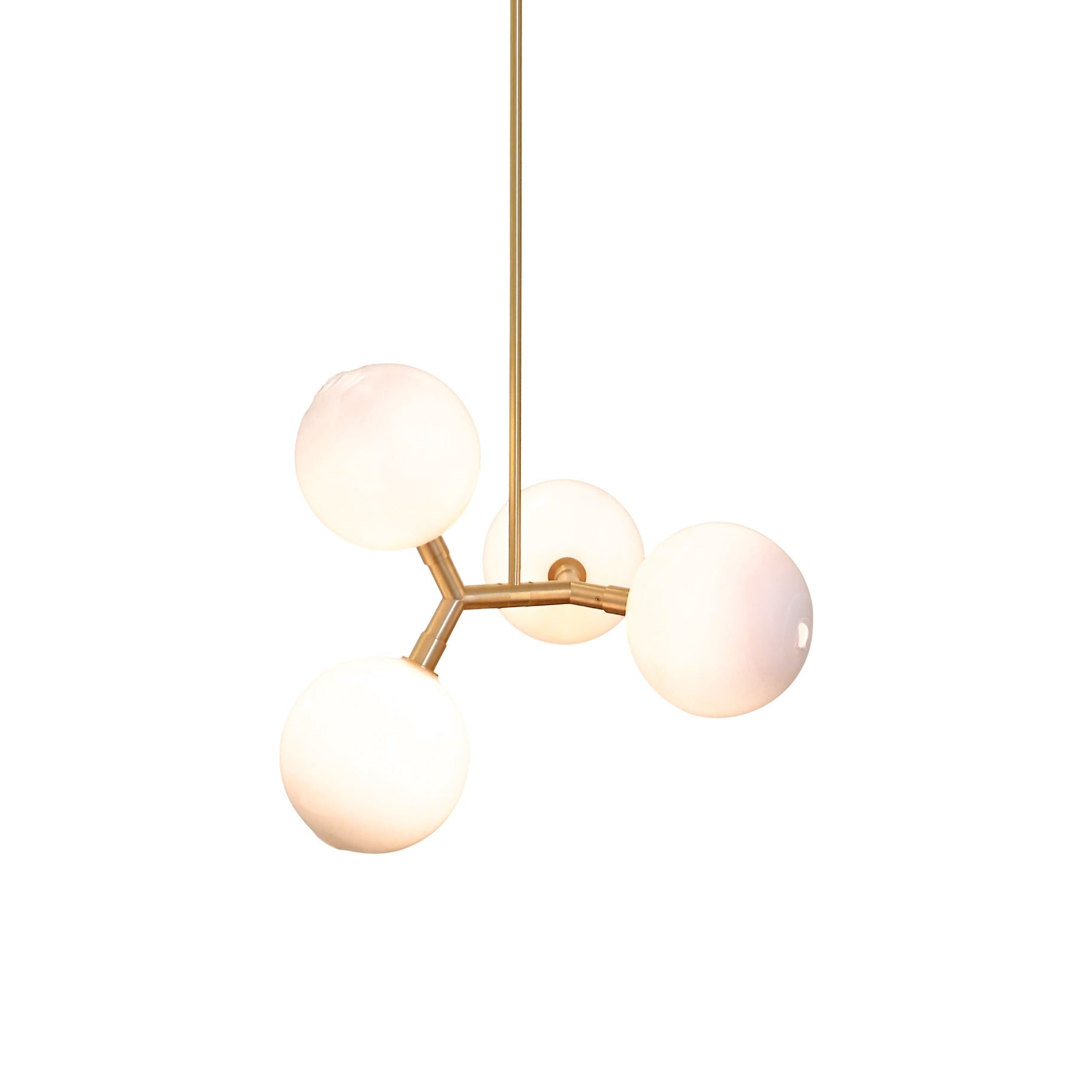 Irina Suspension Laiton Verre Minimaliste Moderne - Neutralighting