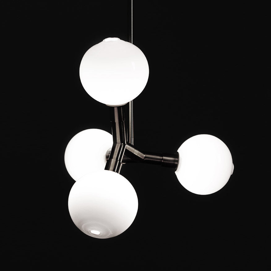 Irina Suspension Laiton Verre Minimaliste Moderne - Neutralighting
