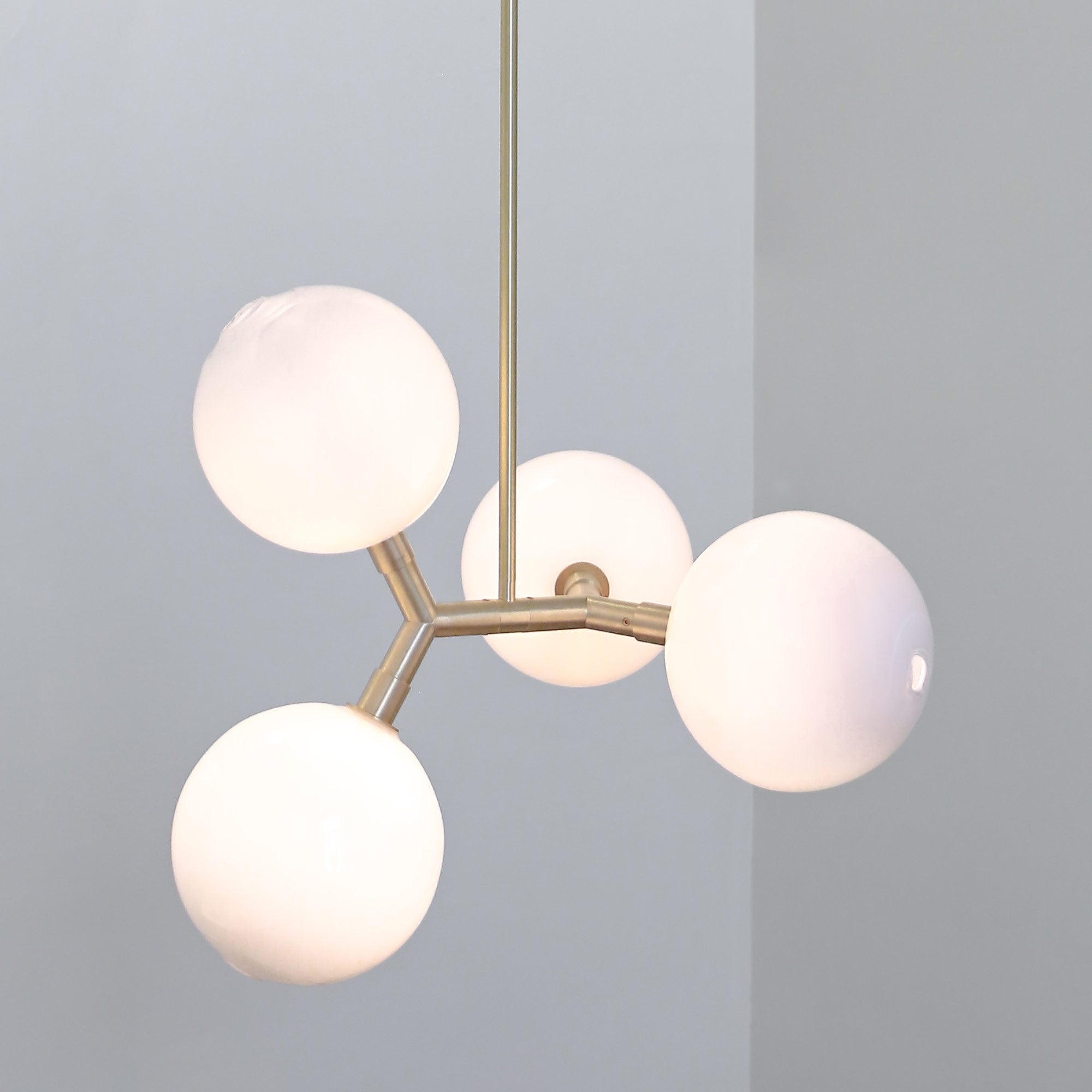 Irina Suspension Laiton Verre Minimaliste Moderne - Neutralighting