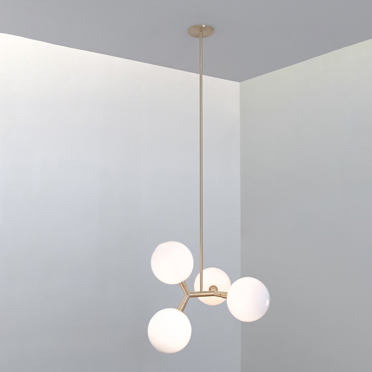 Irina Suspension Laiton Verre Minimaliste Moderne - Neutralighting