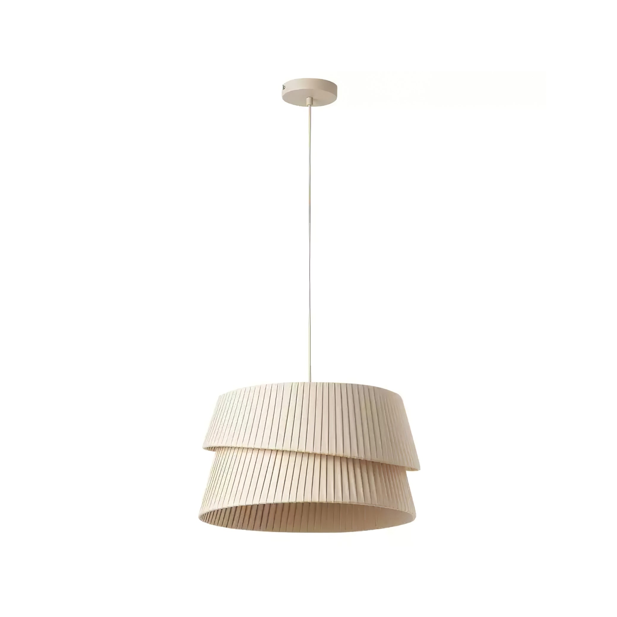 Ilira Lampe Pendante Tissu Twist Élégance Premium - Neutralighting