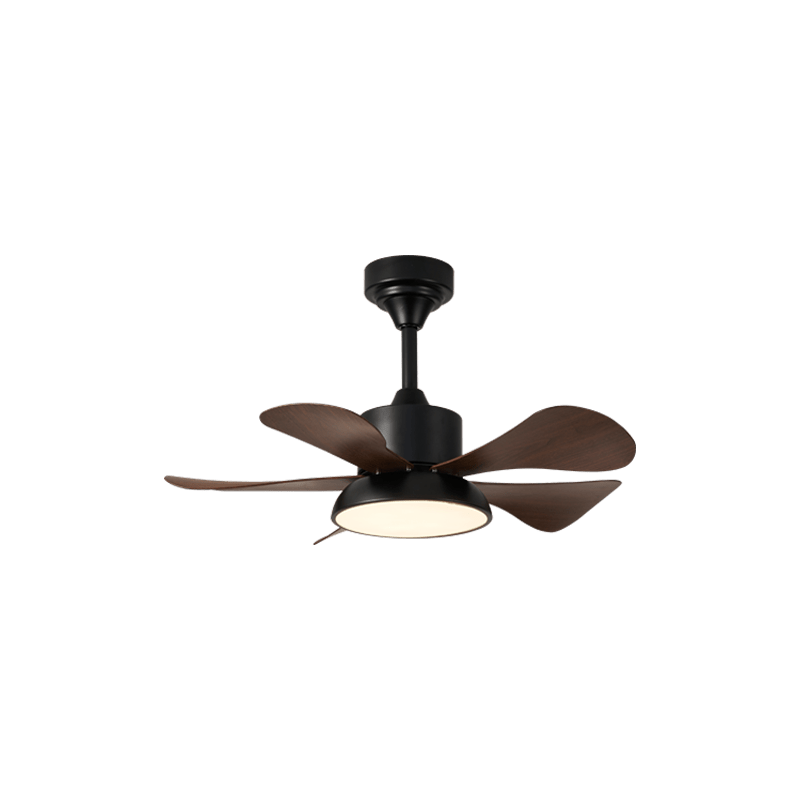 Vue latérale du ventilateur de plafond Archer soulignant son design élégant