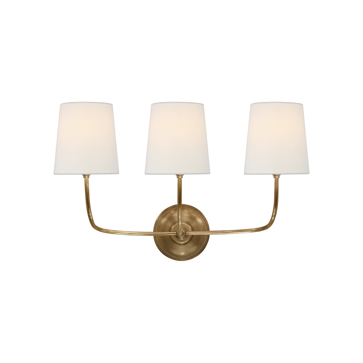 Victor Applique Murale en Bronze Noir et Tissu