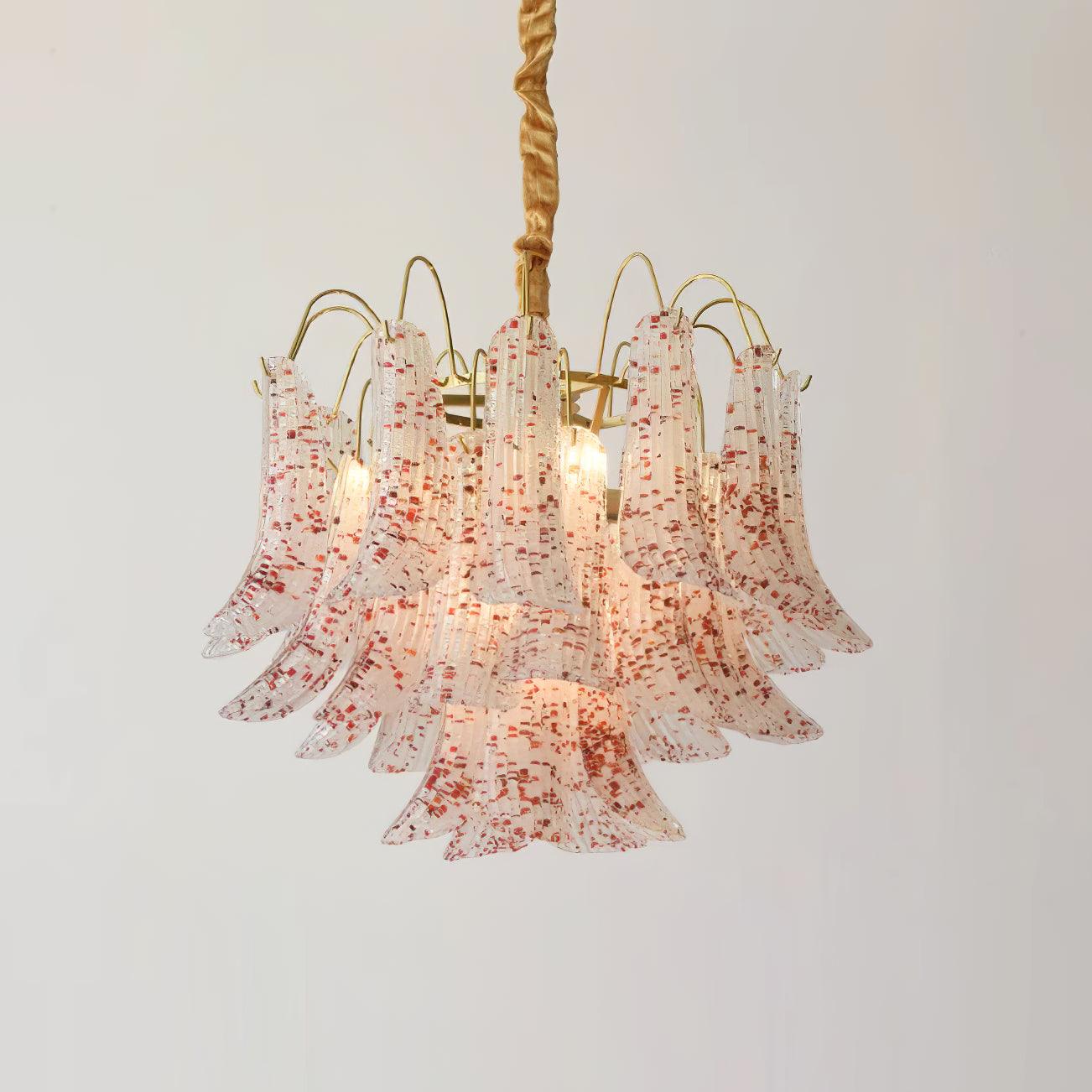 Clarity Chandelier Moderne en Verre Coloré - Neutralighting