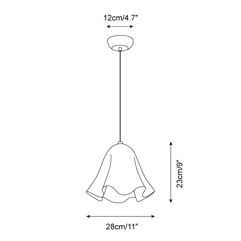 Liora Lampe Pendante Cloche en Verre - Neutralighting