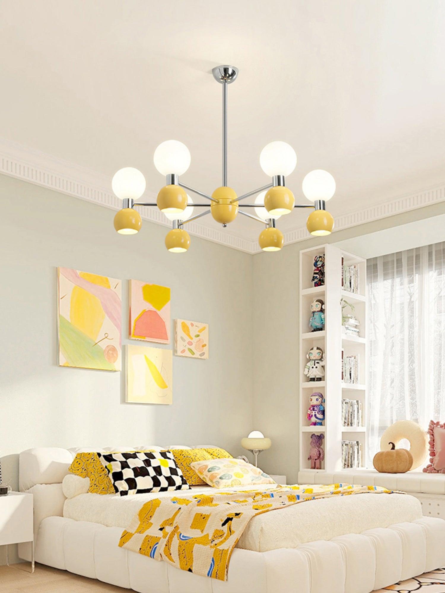 Vera Lustre Bicolore en Verre Élégant - Neutralighting