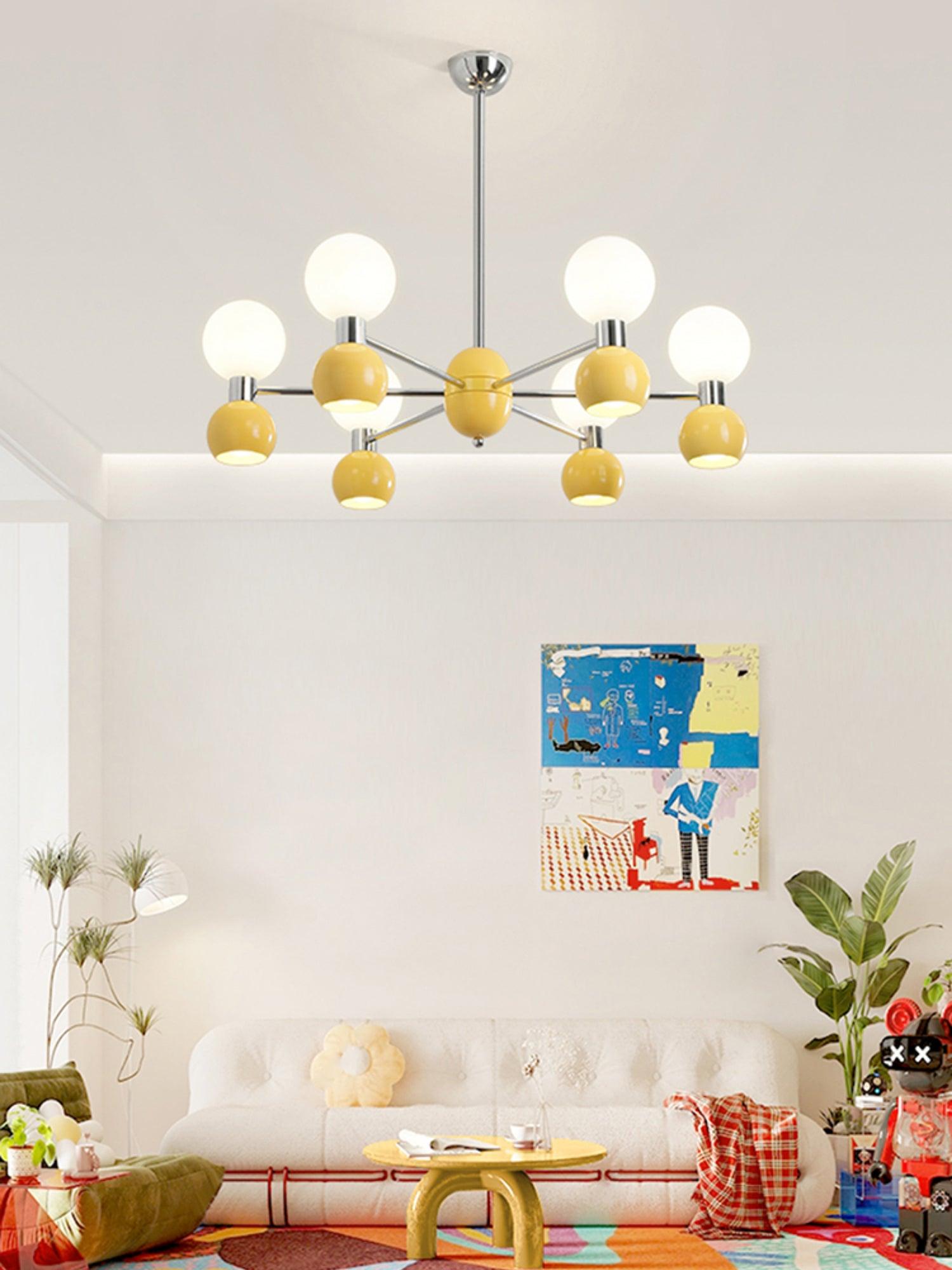 Vera Lustre Bicolore en Verre Élégant - Neutralighting