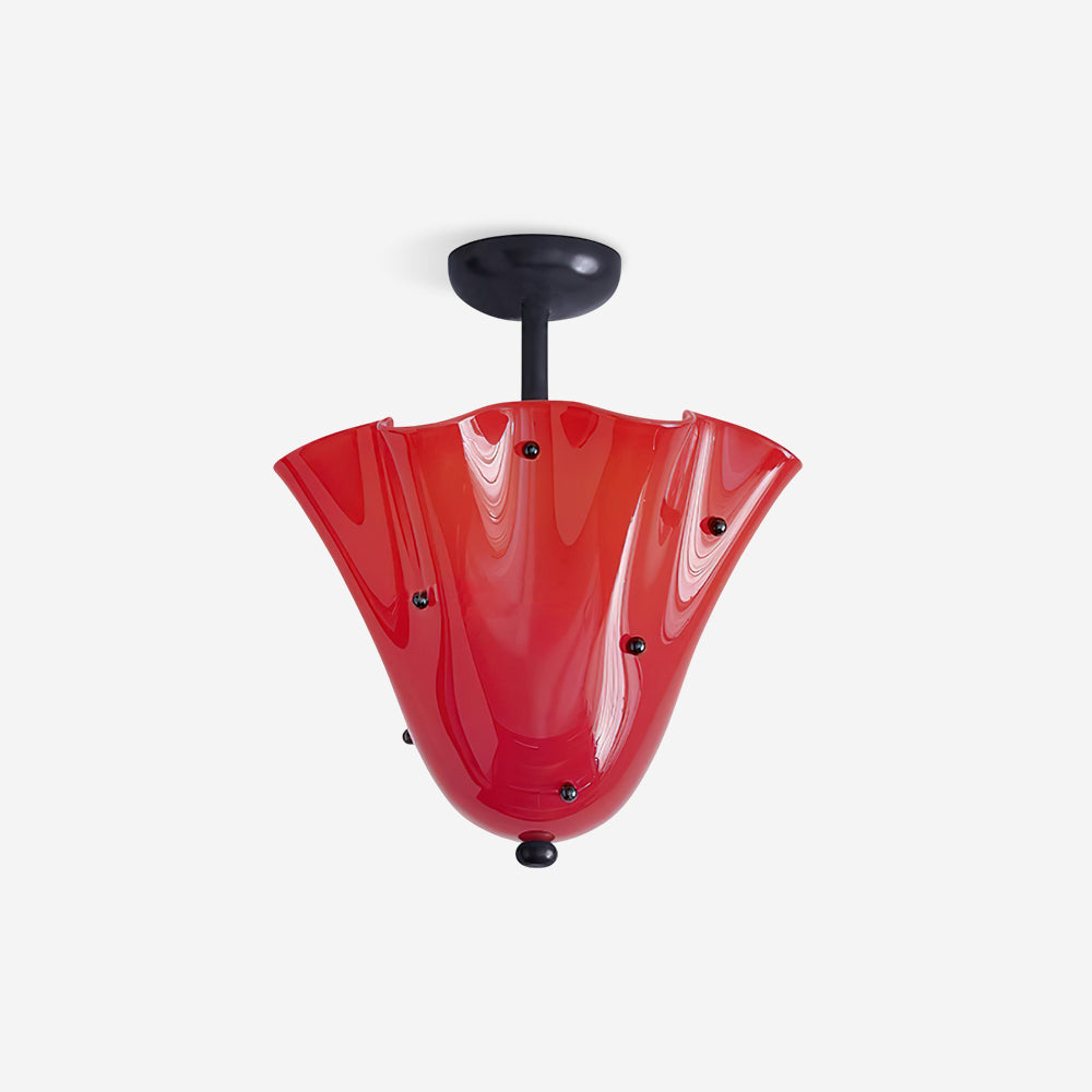 Eldis Lampe Plafond Semi-Encastrée en Verre Murano - Neutralighting