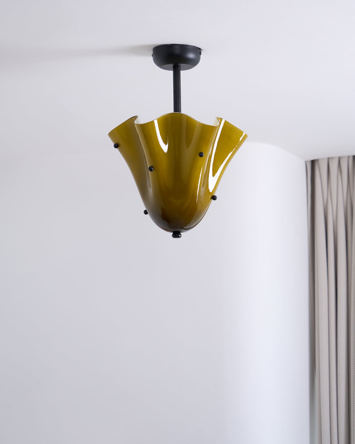 Eldis Lampe Plafond Semi-Encastrée en Verre Murano - Neutralighting