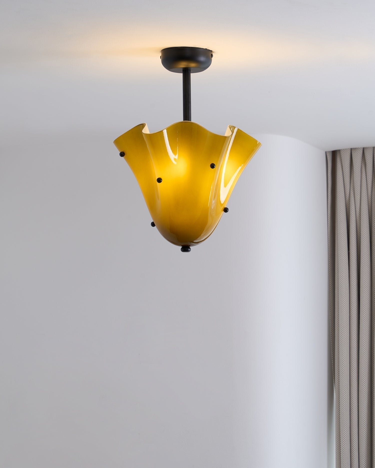 Eldis Lampe Plafond Semi-Encastrée en Verre Murano - Neutralighting