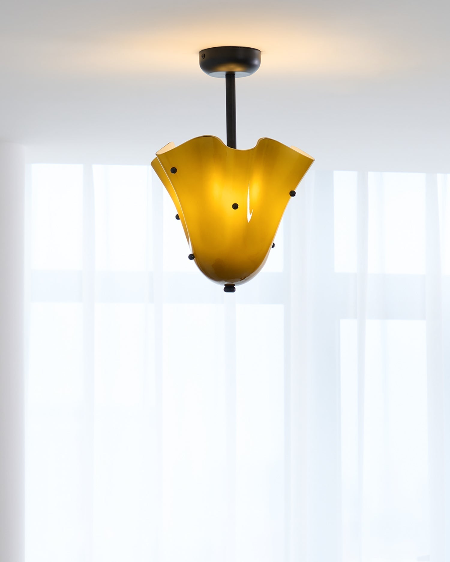 Eldis Lampe Plafond Semi-Encastrée en Verre Murano - Neutralighting