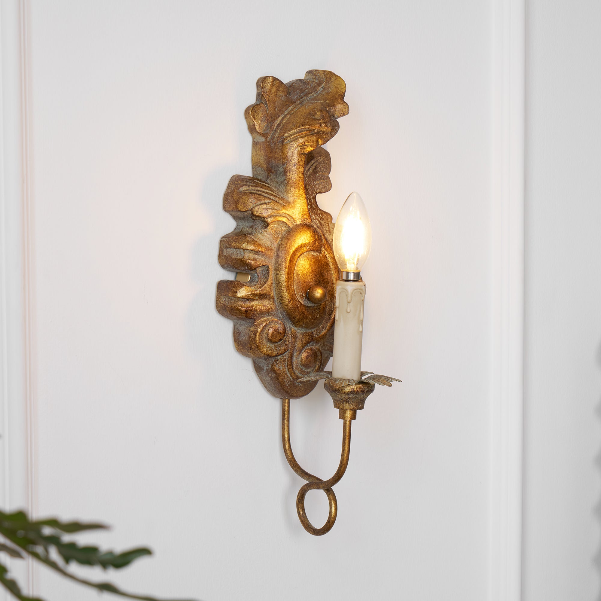 Olsilel Applique Murale Résine Métal Élégance Vintage - Neutralighting