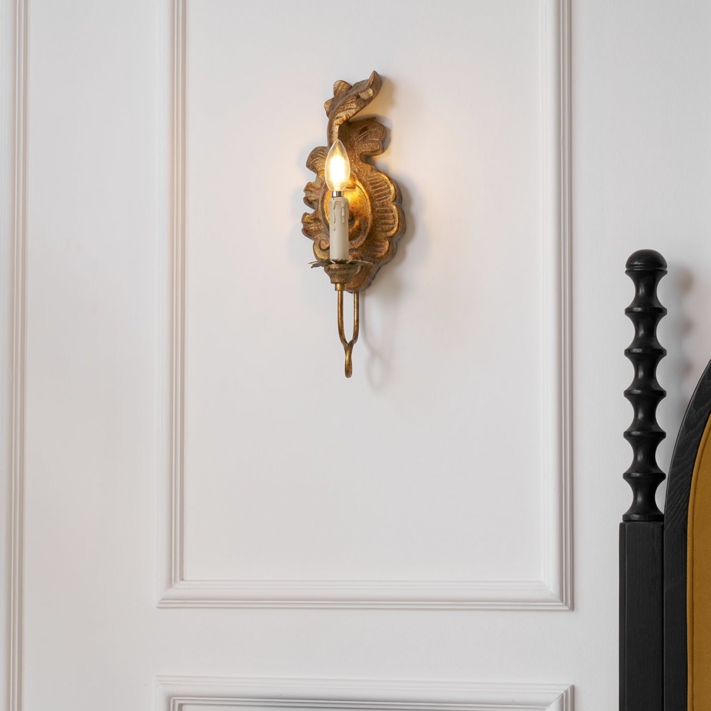 Louis Applique Murale Intérieure en Bois