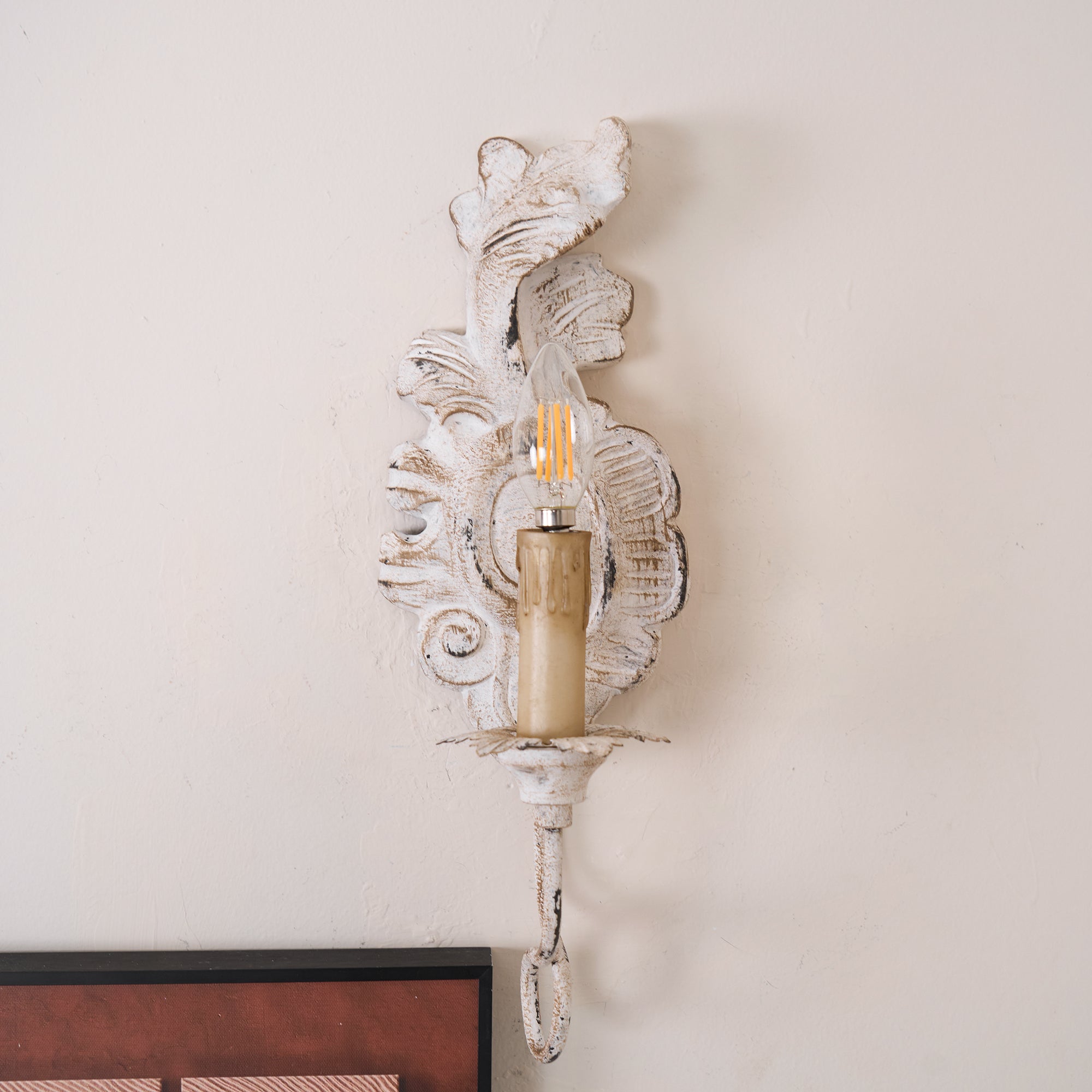 Olsilel Applique Murale Résine Métal Élégance Vintage - Neutralighting