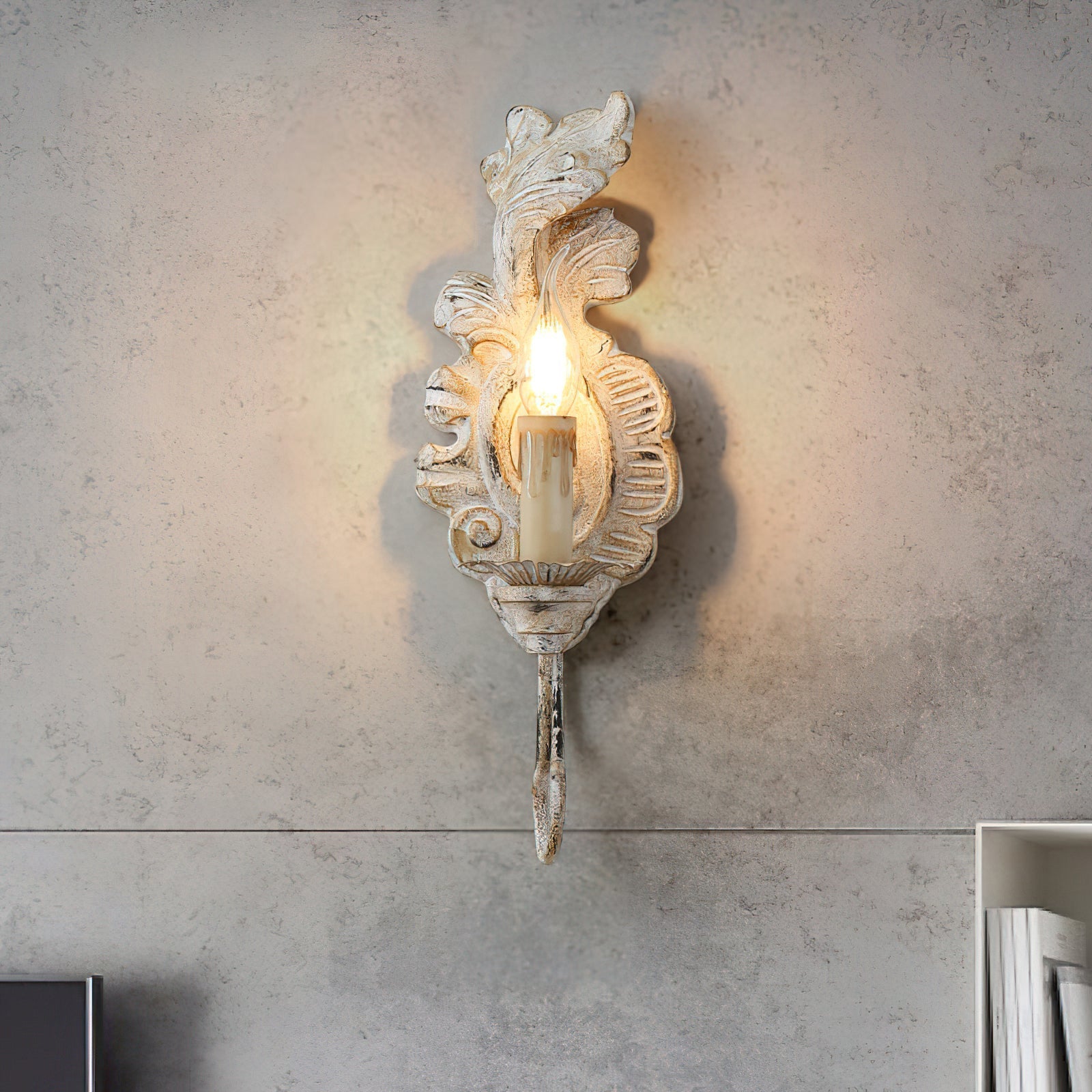 Olsilel Applique Murale Résine Métal Élégance Vintage - Neutralighting