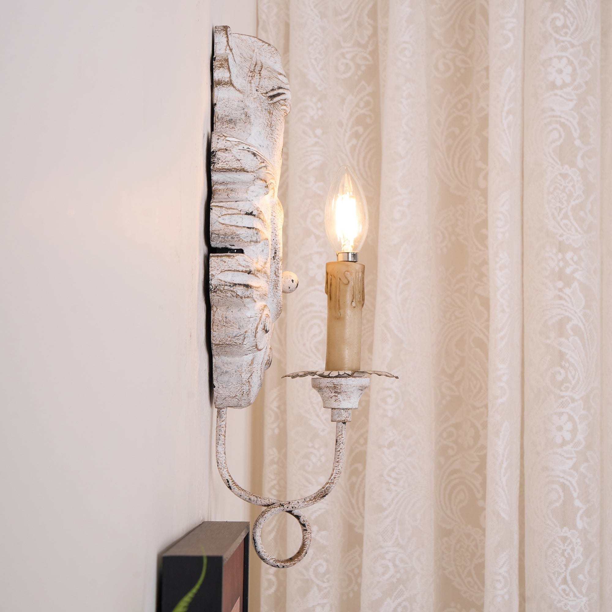 Olsilel Applique Murale Résine Métal Élégance Vintage - Neutralighting