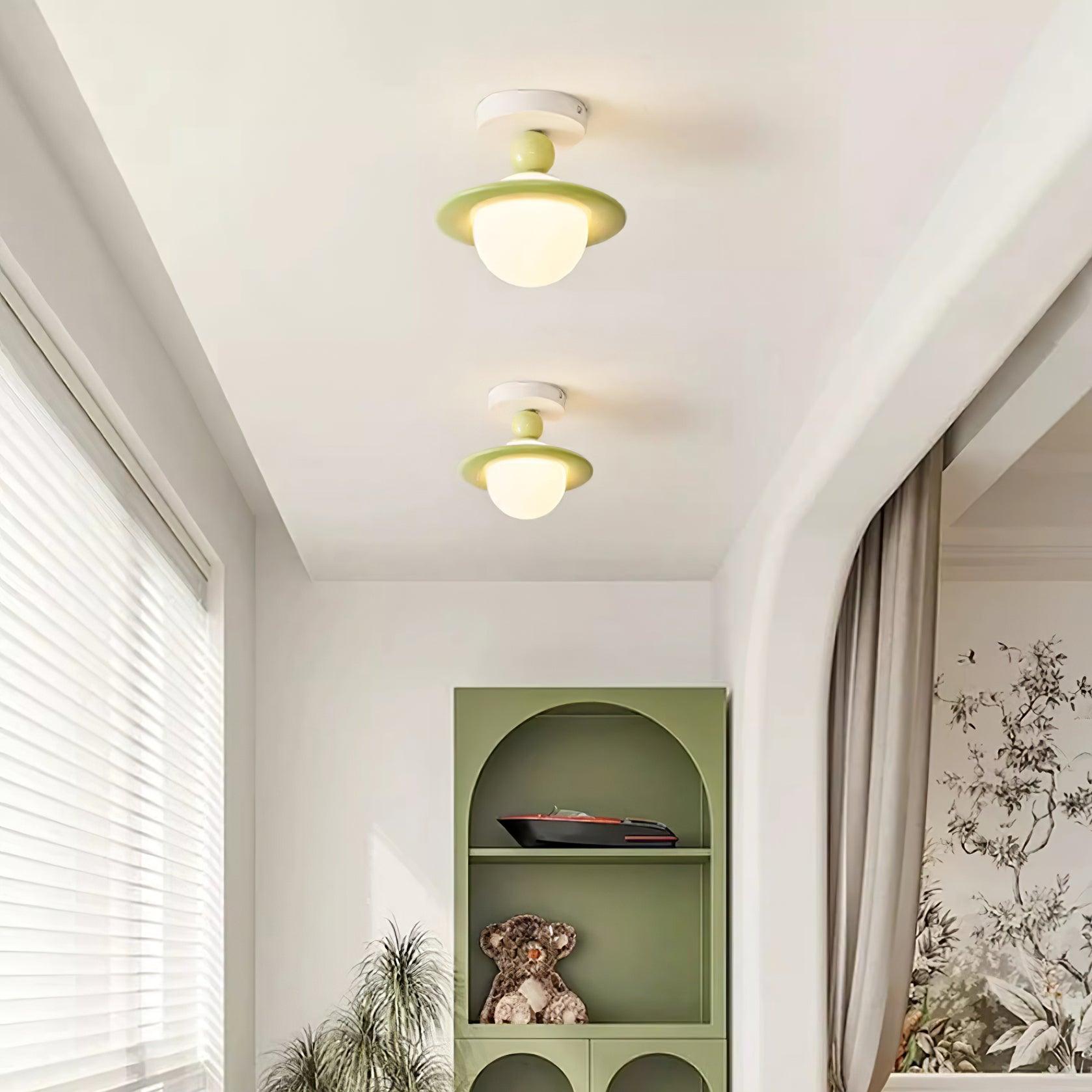 Pivoro Lustra Plafonnier Rouge Blanc - Neutralighting