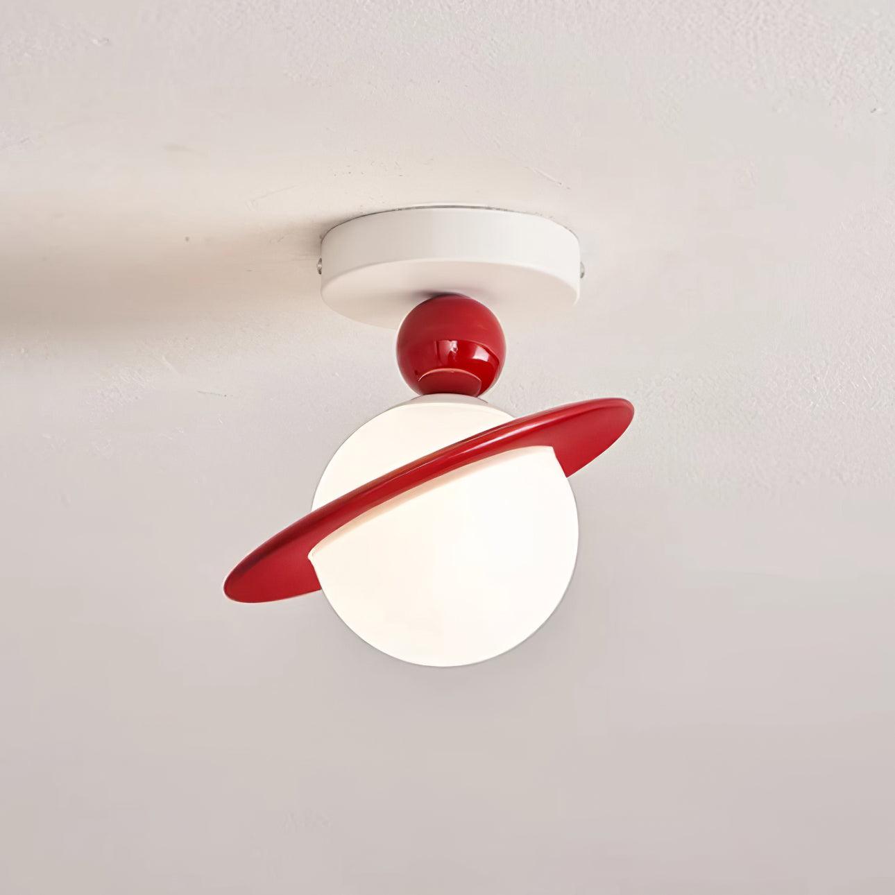 Pivoro Lustra Plafonnier Rouge Blanc - Neutralighting