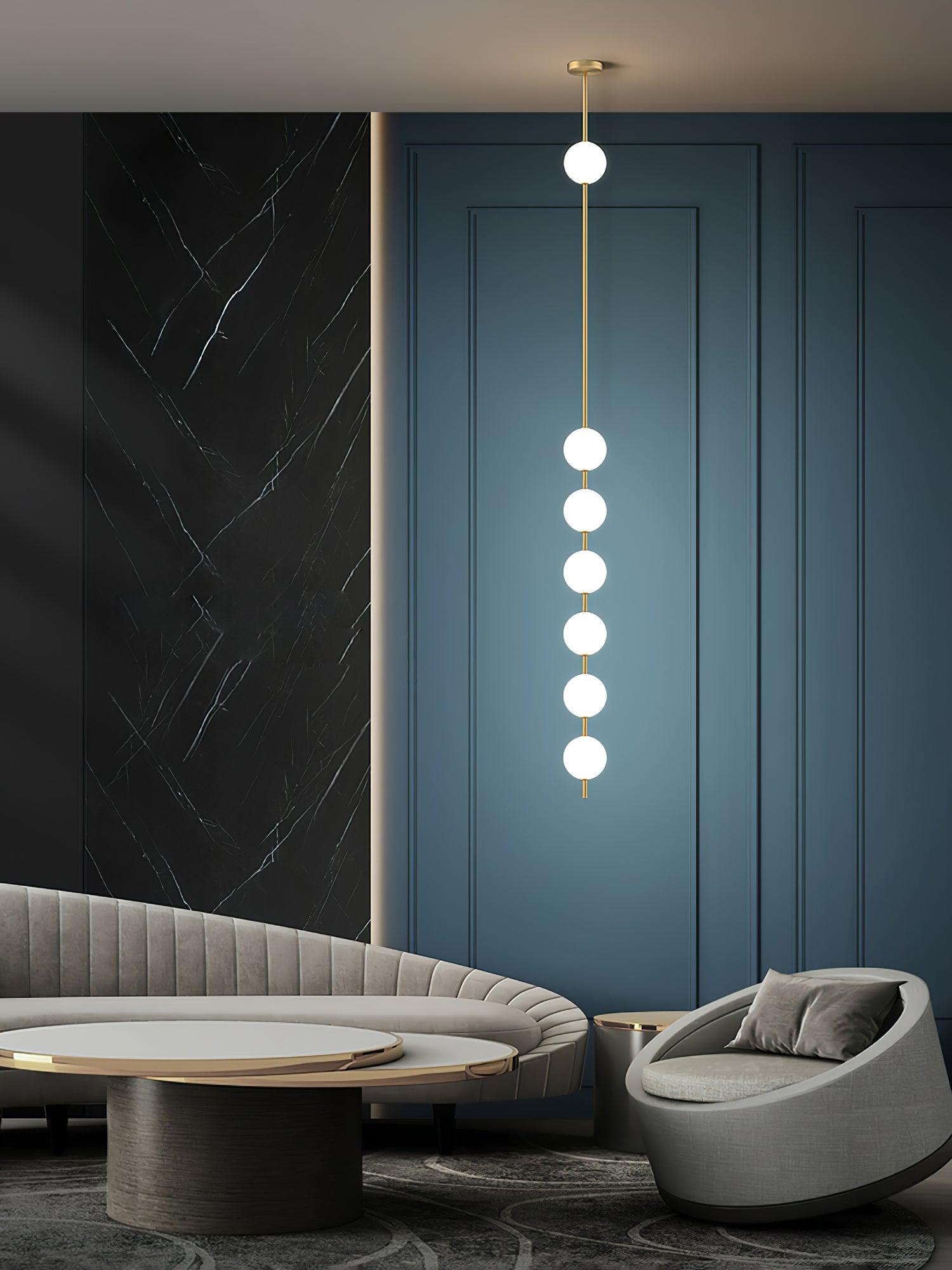 Halo Lampe suspendue moderne en laiton - Neutralighting