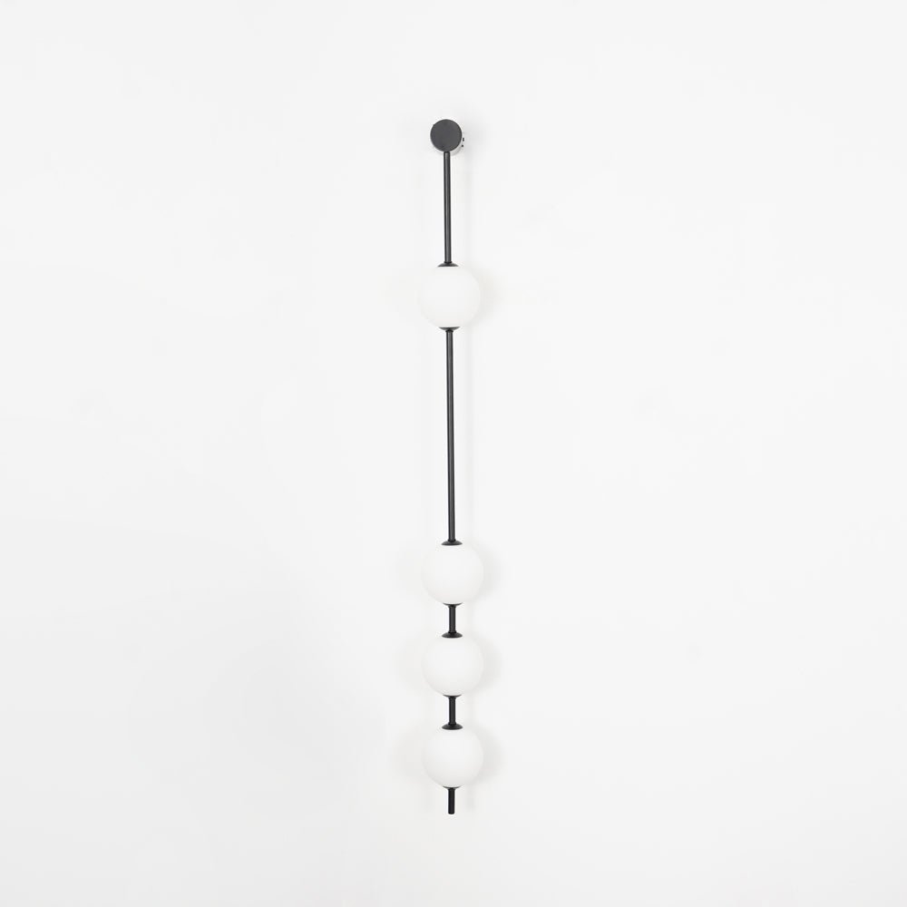 Lustra Applique Murale Sphères Verticales Laiton - Neutralighting