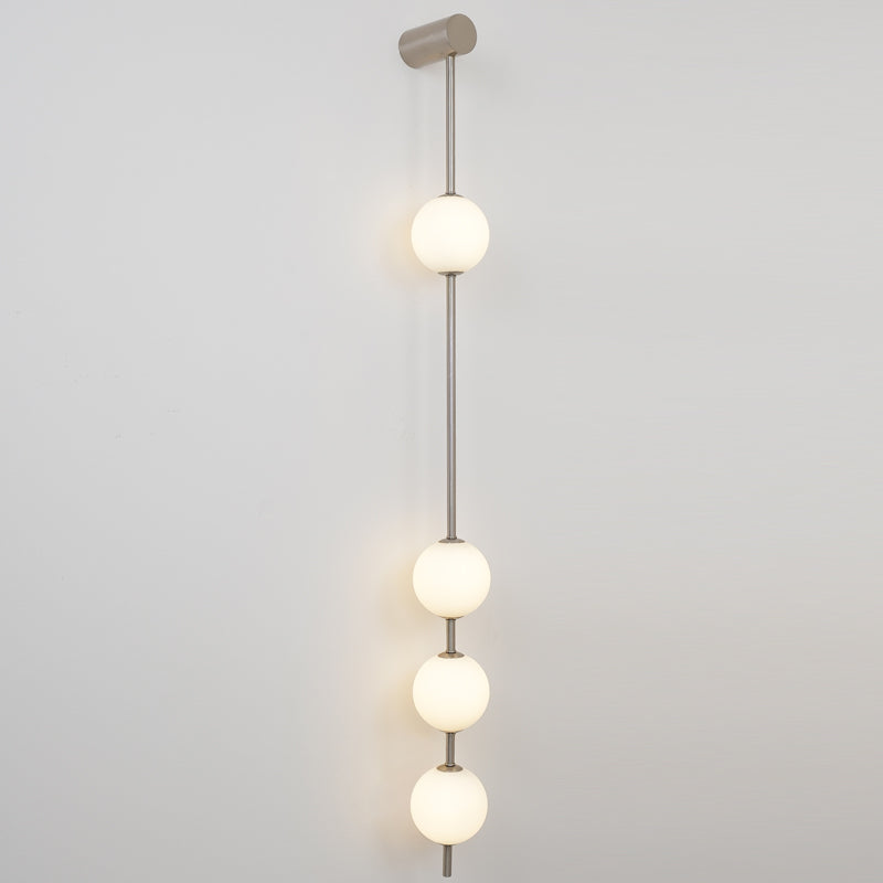 Lustra Applique Murale Sphères Verticales Laiton - Neutralighting