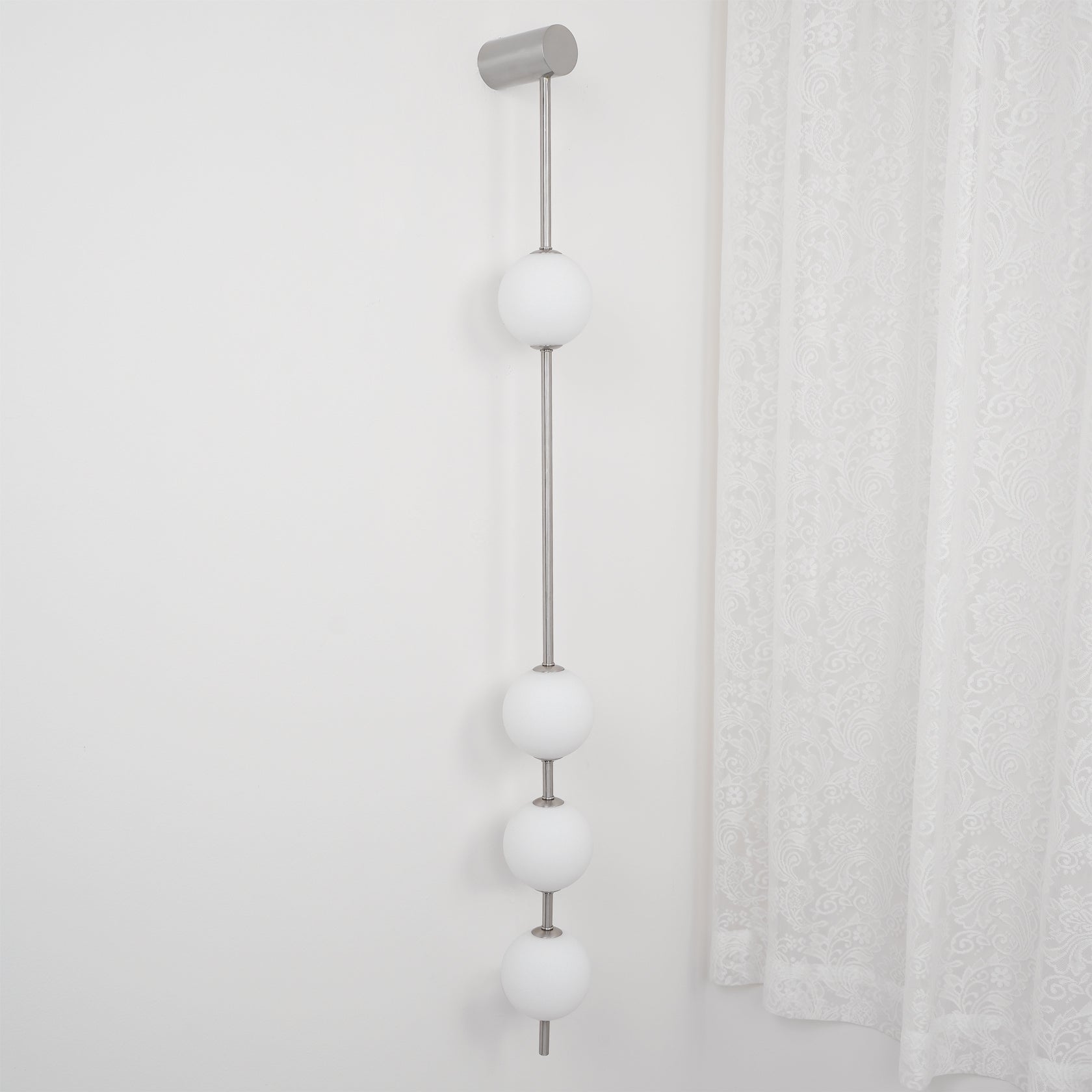 Lustra Applique Murale Sphères Verticales Laiton - Neutralighting