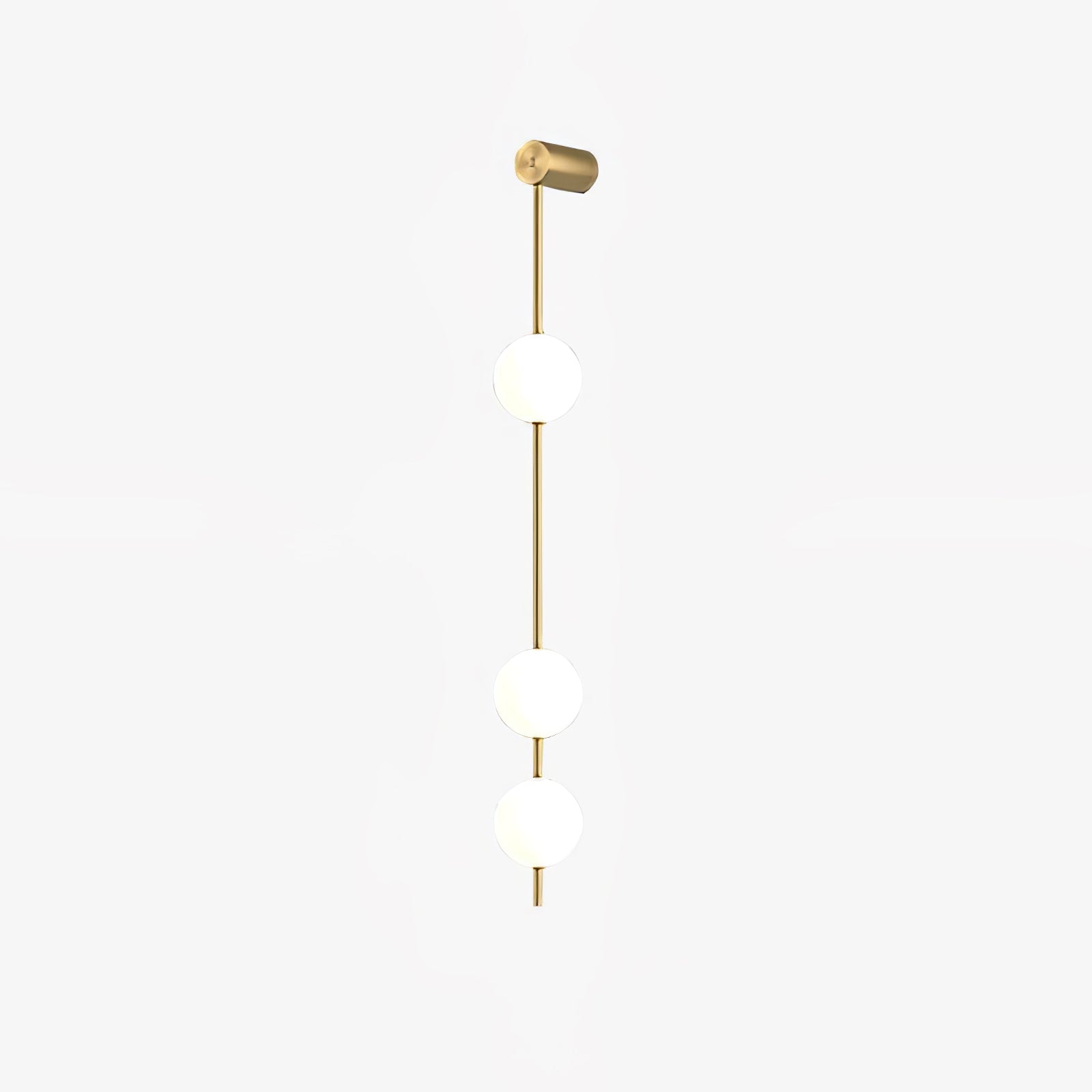 Lustra Applique Murale Sphères Verticales Laiton - Neutralighting
