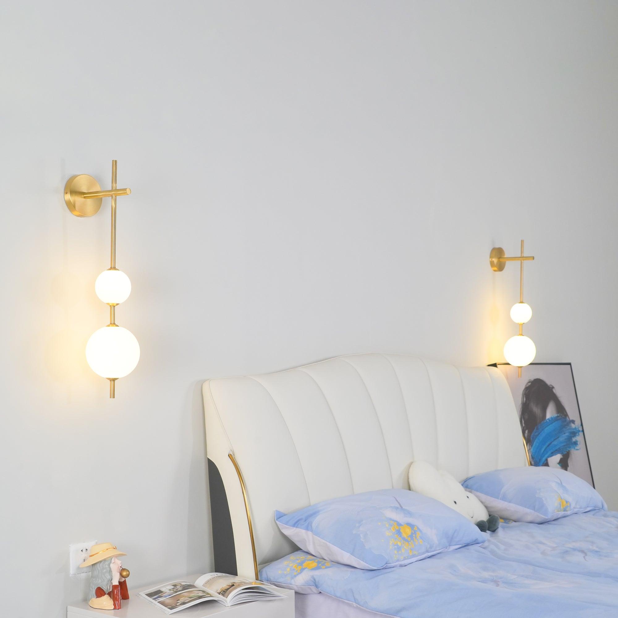 Ilraeia Vertical Globe Plug-in Wall Lamp - Neutralighting