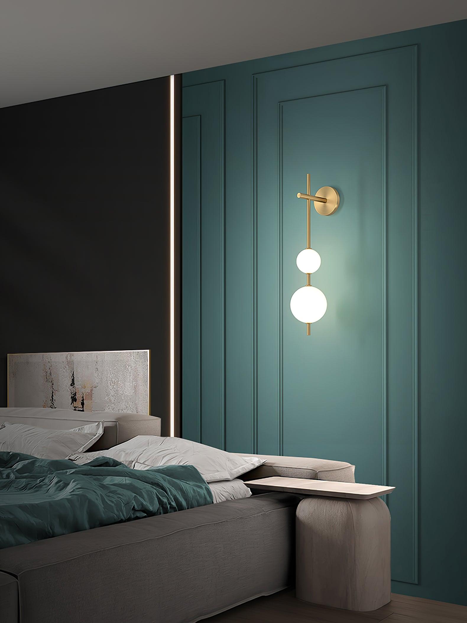 Lustra Applique Murale Globe Vertical Minimaliste - Neutralighting