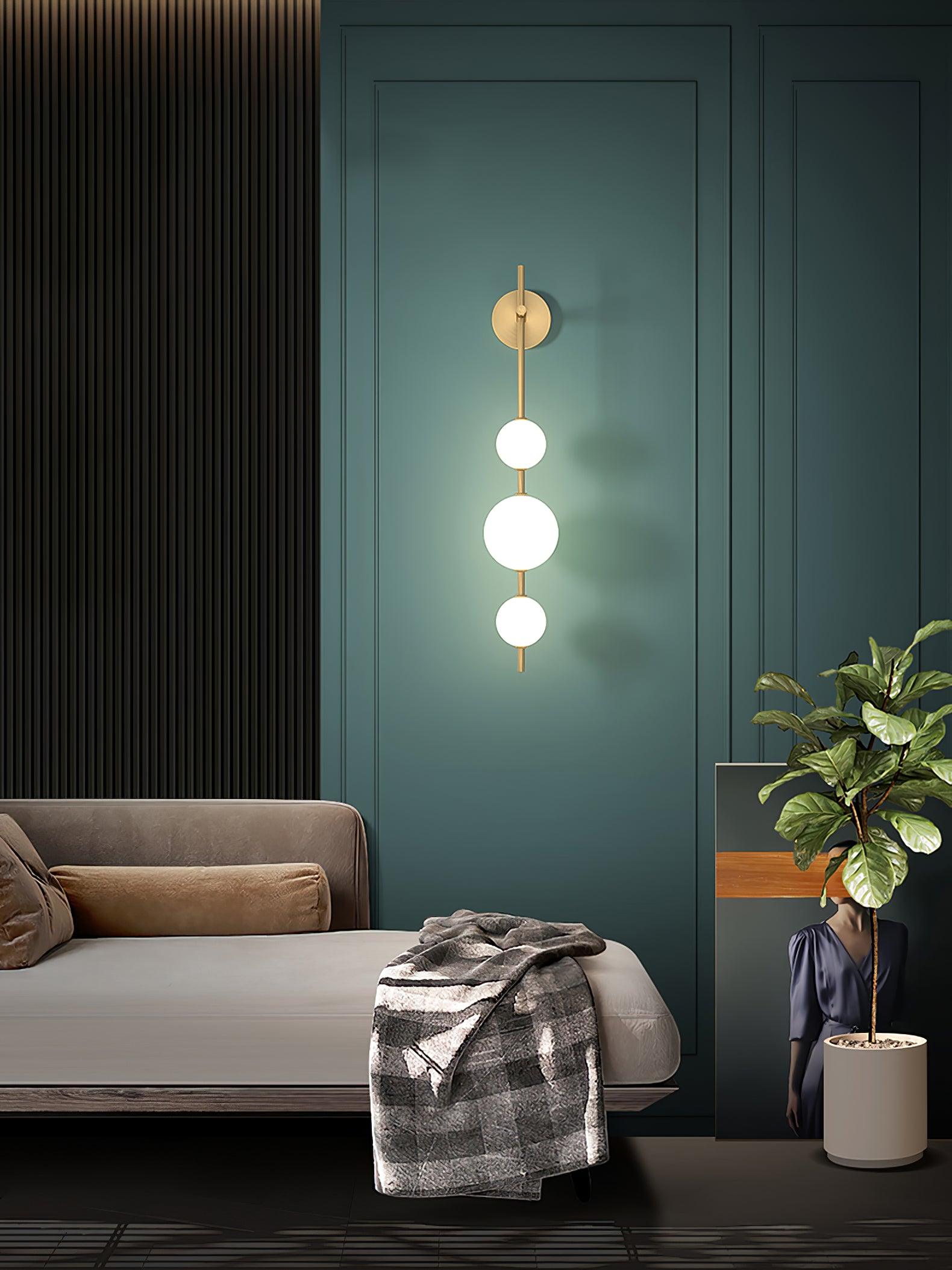 Lustra Applique Murale Globe Vertical Minimaliste - Neutralighting