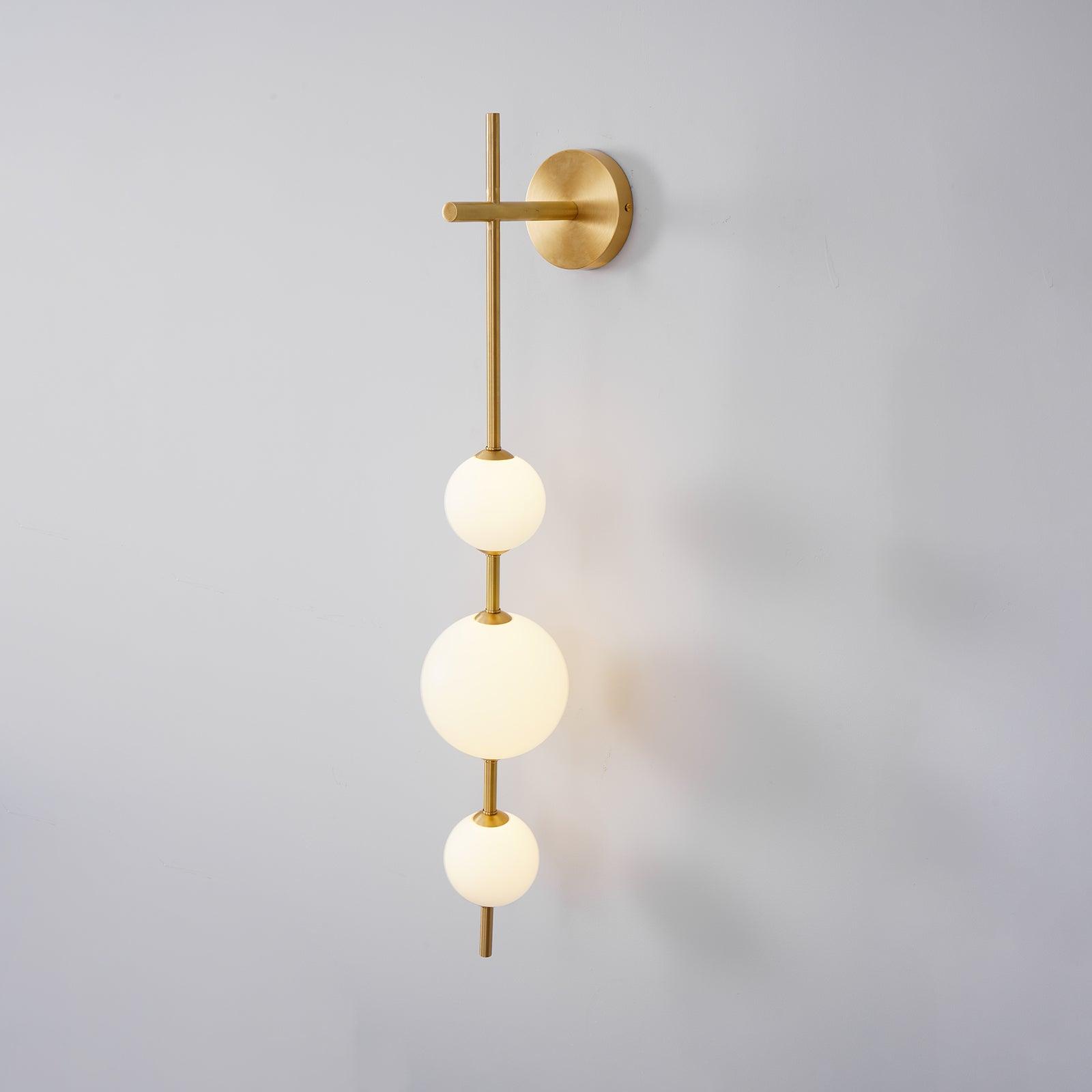 Ilraeia Vertical Globe Plug-in Wall Lamp - Neutralighting