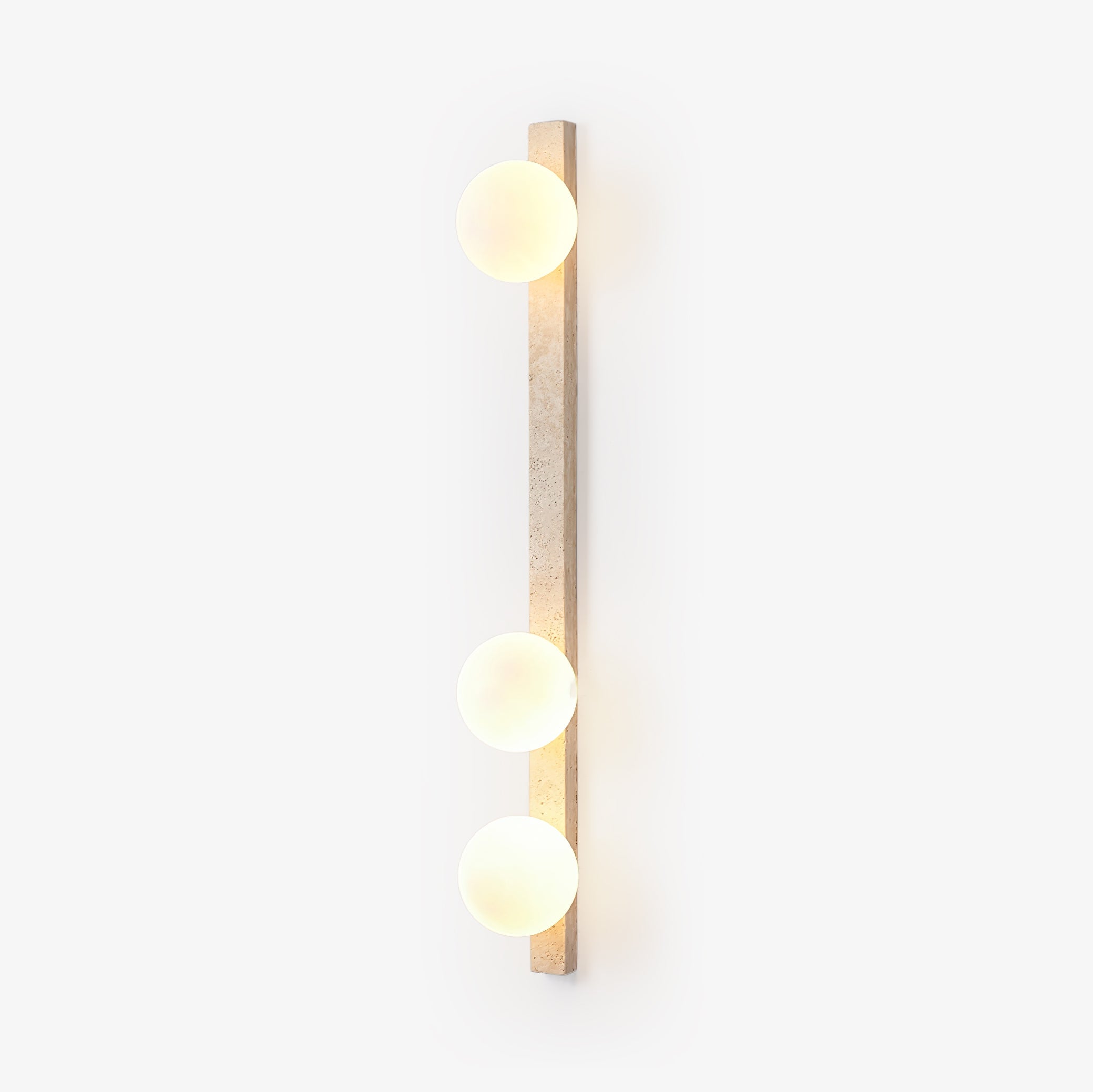 Zoshaira Applique Murale Minimaliste en Travertin - Neutralighting