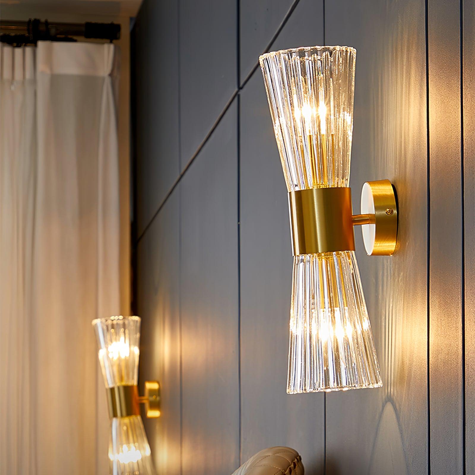 Elyral Lampe Murale Artistique en Cristal - Neutralighting