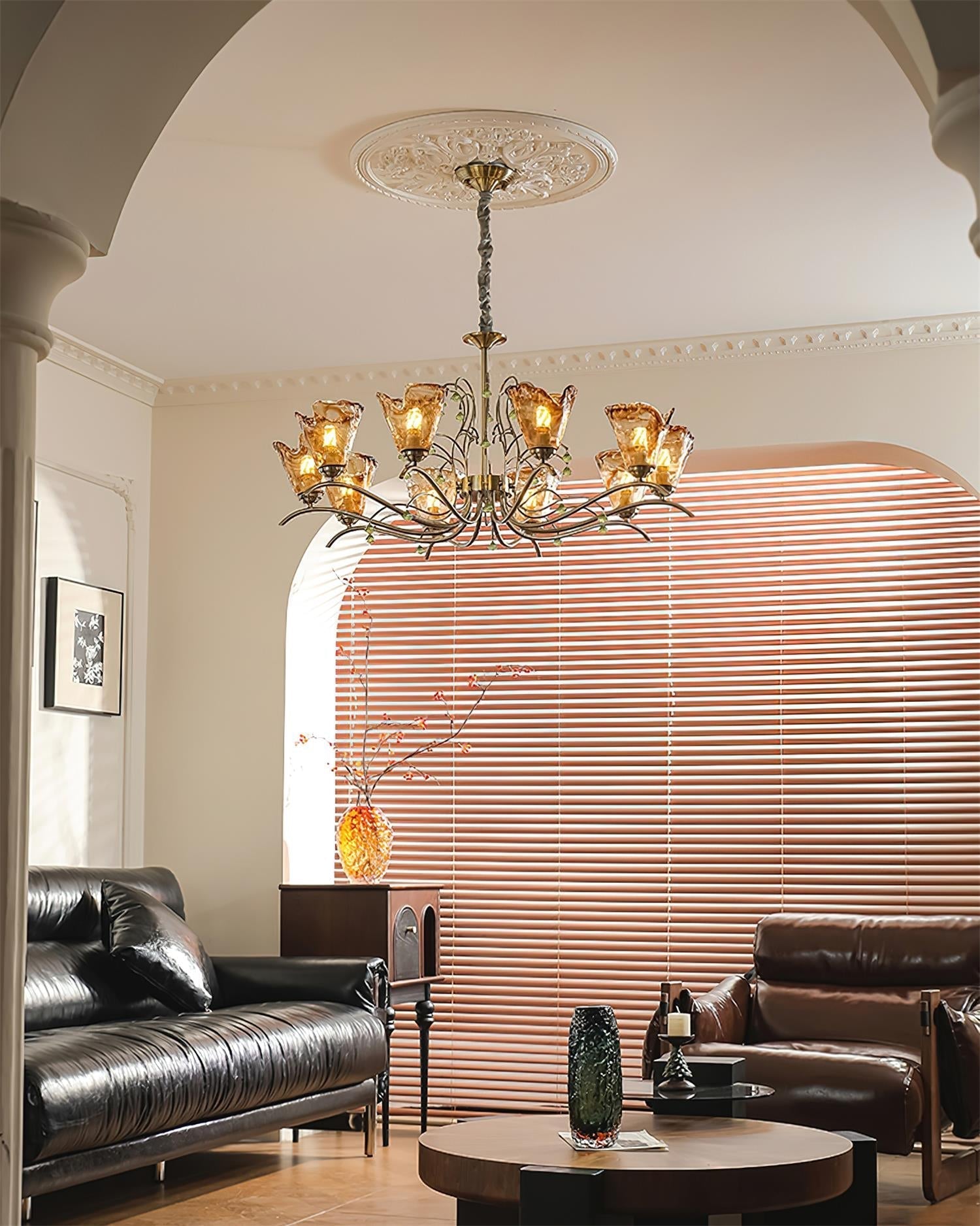 Givona Lustre en Verre Floral - Neutralighting