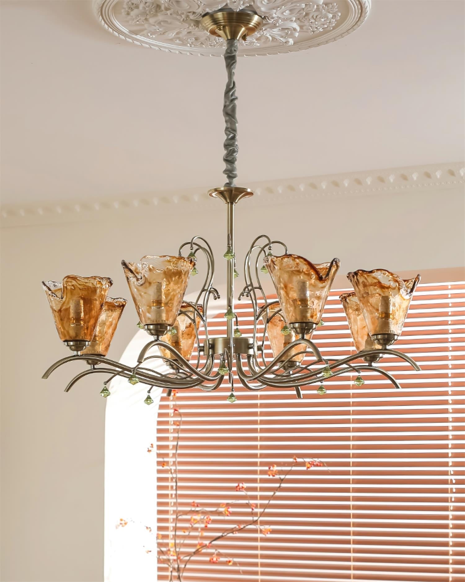 Givona Lustre en Verre Floral - Neutralighting